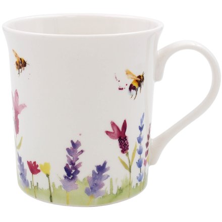 Lavender & Bees Mug 9cm