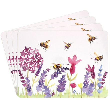 Lavender & Bees Placemat Set of 4 