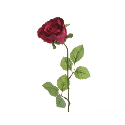 Deep Red Rose, 45cm