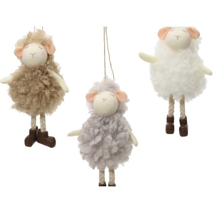 3A Sherpa Dangly Sheep, 12cm