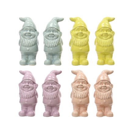 Pastel Garden Gnomes, 10cm