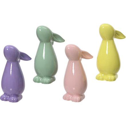 Colourful Bunny Ornaments, 4/A
