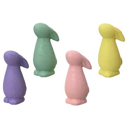 Bright Terracotta Bunnies 4/a