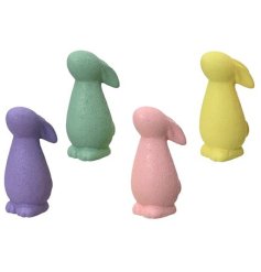 Add a bright touch to the Easter decor with this multi coloured Rabbit Spring Easter Ornament!