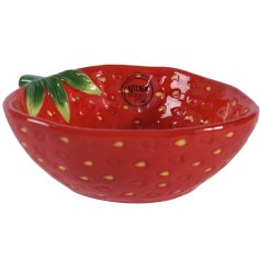 This strawberry-shaped bowl is bright and playful, adding sweetness to any kitchen. 