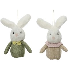 Charming little rabbit hangers