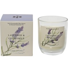 This Lavender & Chamomile Candle is the perfect way to fill the home with a calming and soothing aroma.