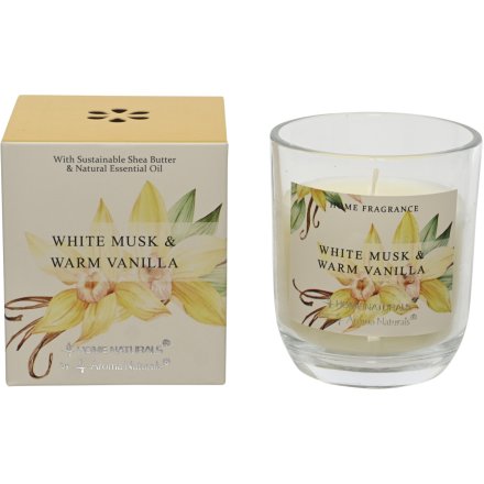 White Musk & Warm Vanilla Candle