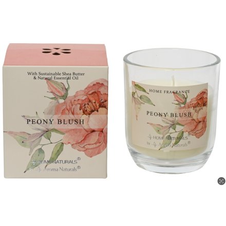 Peony Blush Candle, 9cm