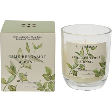 Lime Bergamot & Basil Candle 9cm