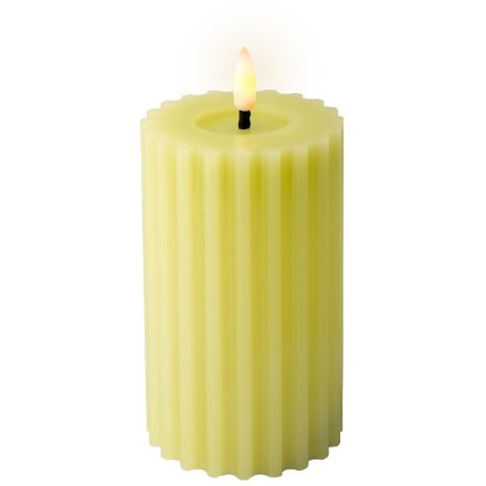 Bring warmth and elegance to the home with this 15cm Yellow LED Candle. 