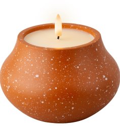 A lovely orange outdoor LED candle. It features a speckled design and would suit any garden set up. 