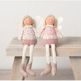 These two beautifully crafted angel decorations are the perfect item to display on shelves and bookcases around the home