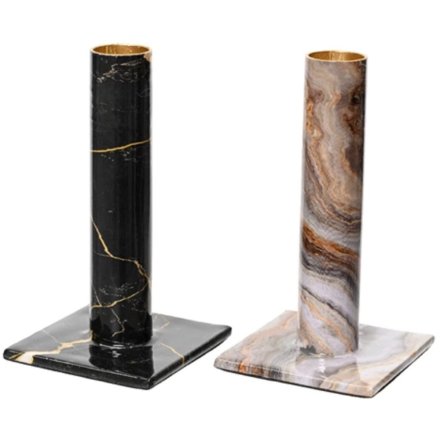 Marble Candleholder 2A 10cm