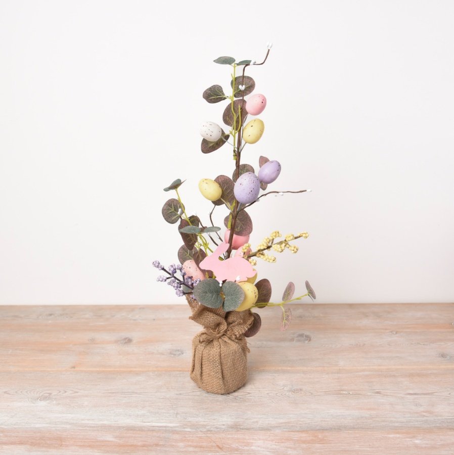 Add colour to the home this season with this stunning speckled egg and berry tree.