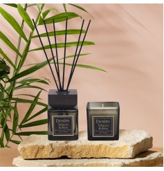 A luxury candle and reed diffuser set from the Desire range.