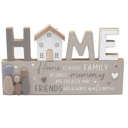 Home And Family Standing Plaque