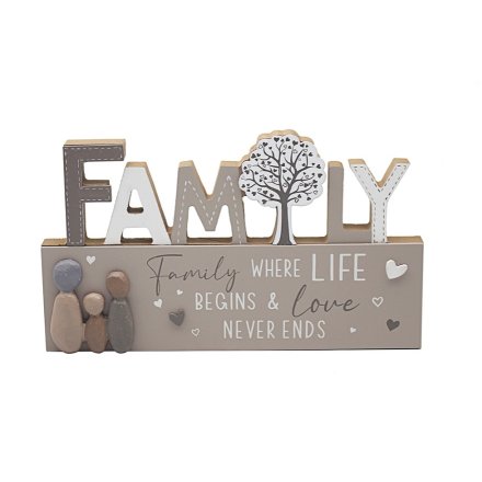 Family Standing Plaque