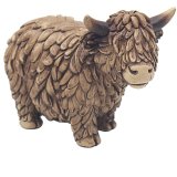 This Hughie the Highland Cow ornament is a unique and charming addition to any home or office.
