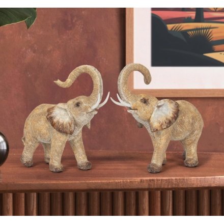 Elephant Ornament, 2 Assorted