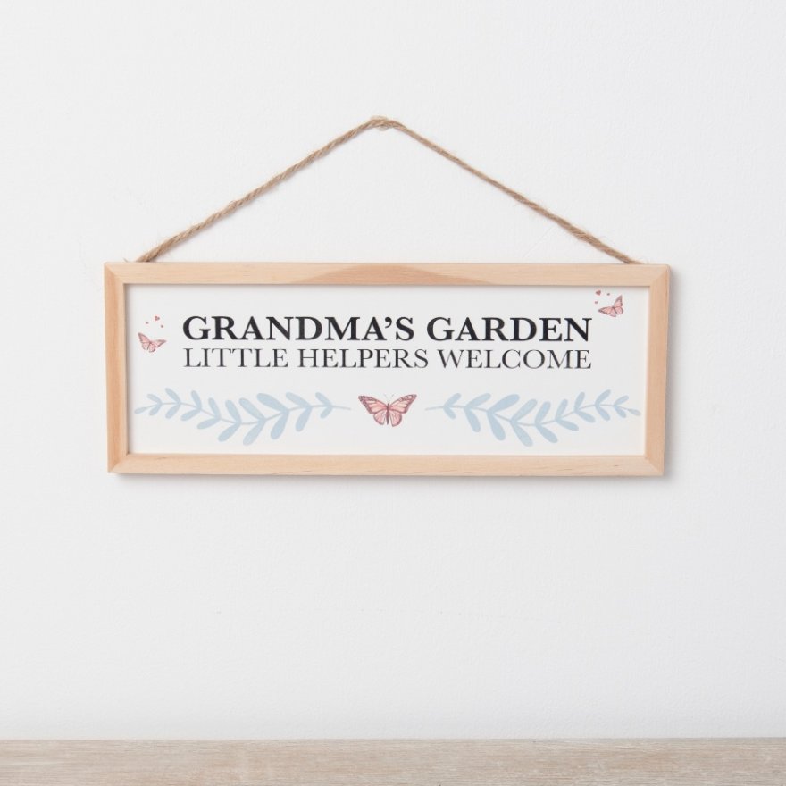 Grandma's Garden Sign, 25cm