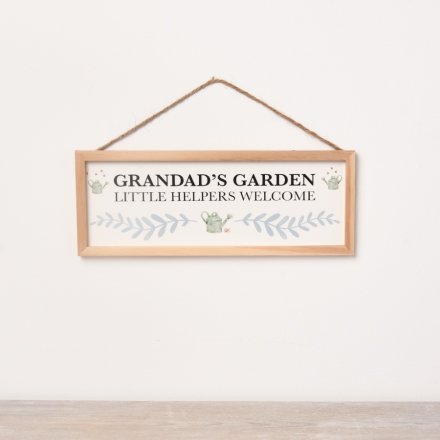  25cm, Grandad's Garden Sign