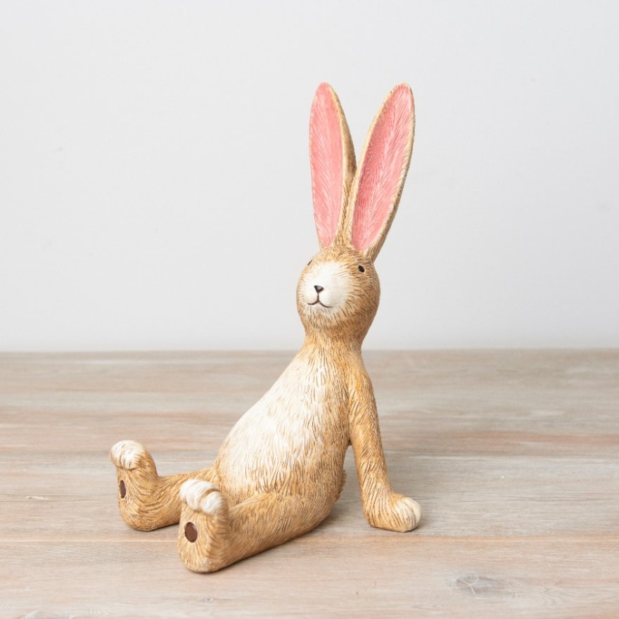 Large Jasper Rabbit Sitting, 25cm