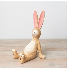 A resin bunny decoration with fantastic detailing and cute face. A must have seasonal gift and interior accessory.