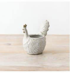 Add this beautiful chicken egg cup to your spring kitchen collection. 