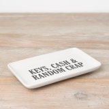 Keys, cash and random crap. A stylish and bold trinket dish for storing all the essentials. 