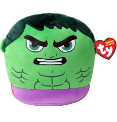 From the popular marvel range. A Hulk Beanie. Use it as a pillow or simply a cuddly toy. 