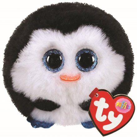 TY Beanie Ball Puffie, Waddles Penguin
