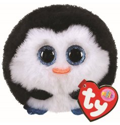 Cuddle, throw and catch this fluffy penguin Beanie Ball. An official collectable TY toy.