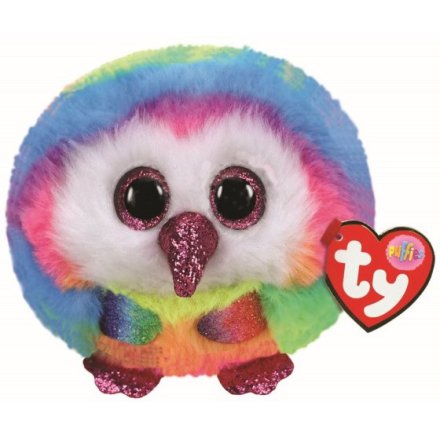 Owen Owl TY Beanie Ball Puffie