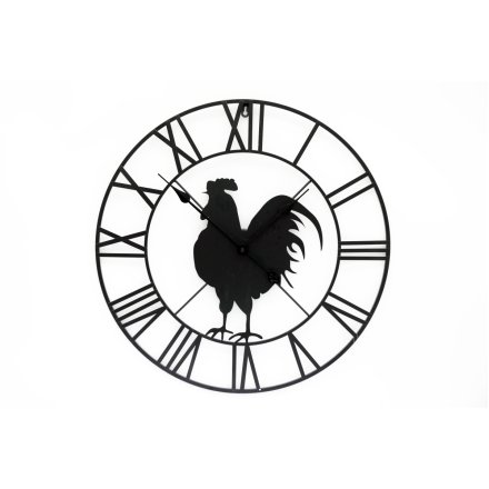 Roman Clock W/chicken, 60cm