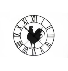 This charming roman numeral clock is the perfect addition to any home.