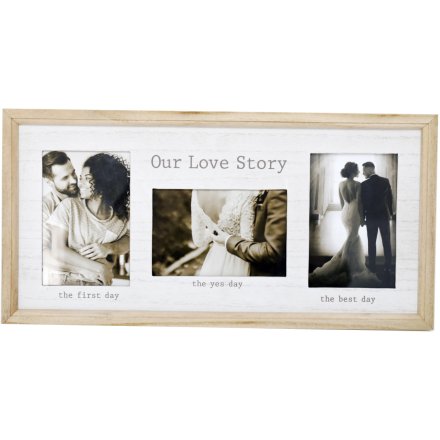 Our Love Story Photo Frame, 44cm