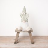 A chic and unique gonk decoration with bunny ears. 