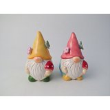 Cute and full of character, this small garden gonk dressed in bright colours is perfect for adding a spring feel to the 