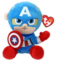 This Captain America soft toy is super cuddly are makes the perfect companion for any Marvel fan.