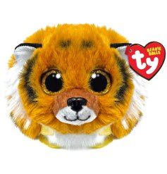 A cute, fluffy soft toy from the TY collection, Clawsby the tiger. 
