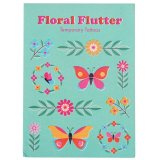 A sweet collection of floral temporary tattoos, ideal for festival themed children's parties.