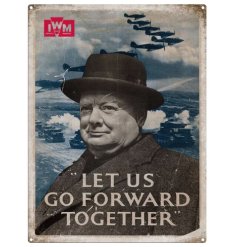 Bring a piece of history into your home with this poster of Winston Churchill with the Lancaster Bombers