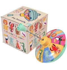 A spinning top toy from the Colourful Creatures range.