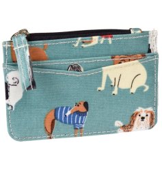 Great for dog lovers  this convenient travel card holder showcases a hugely popular Rex Best in Show design.