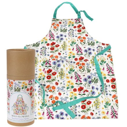 Bake in style and protect your clothes with this adorable Wild Flowers apron.
