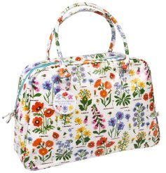 weekend bag is a great size for time away and is complete with the popular wild flowers design.