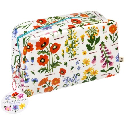 Wild Flowers - Floral Wash Bag, 30cm