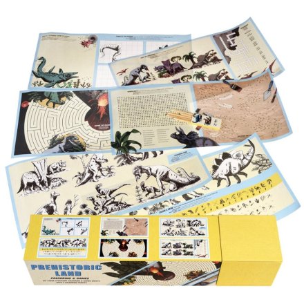 Fuel the imagination of dinosaur enthusiasts with this dinosaur activity set