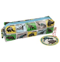 Organise stationary in style with this prehistoric dinosaur pencil case.